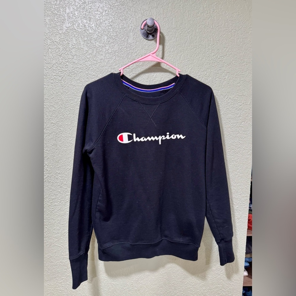 Champion Black Athletic Sweatshirt
